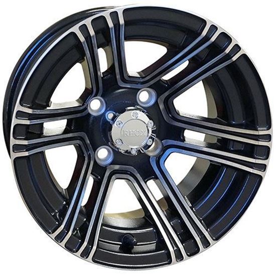 Picture of Wheel, RHOX RX360 Machined with Black 12x7