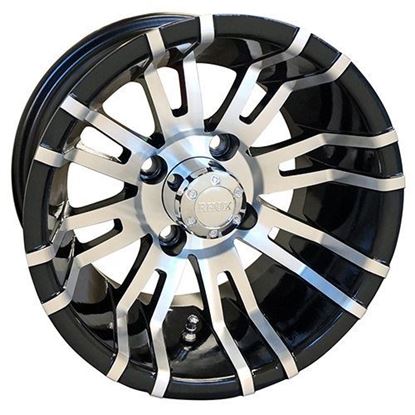 Picture of Wheel, RHOX RX270 Machined with Black 12x7