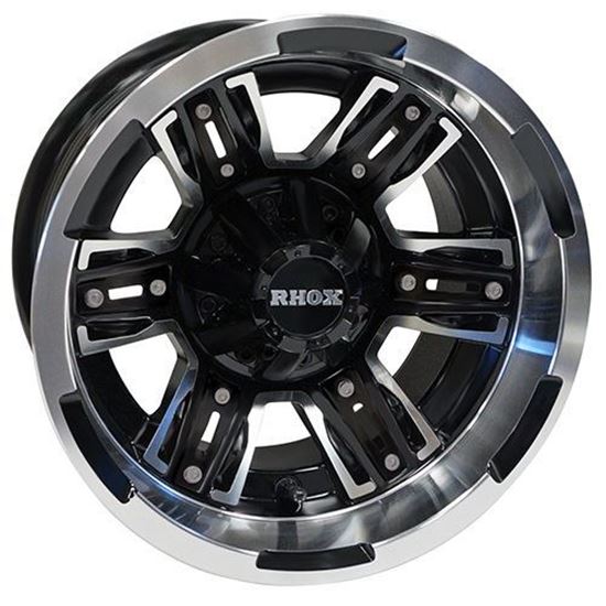 Picture of Wheel, RHOX RX286 Machined Matte Black 12x7