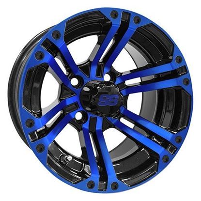 Picture of Wheel, RHOX RX334 Blue and Black 12x7