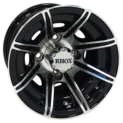 Picture of Wheel, RHOX RX150 Gloss Black with Machined 10x7