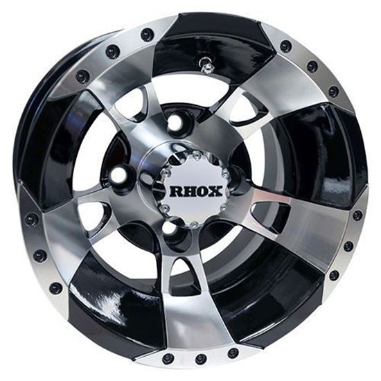 Picture of Wheel, RHOX RX190 Machined with Black 10x7