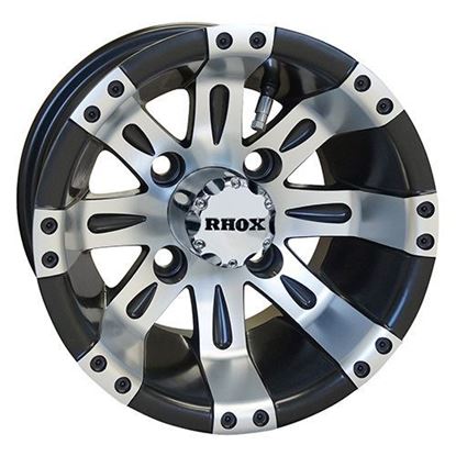 Picture of Wheel, RHOX Vegas Machined and Matte Black 10x7