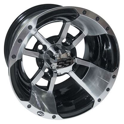 Picture of Wheel, ITP SS112 Machined and Black 10x7