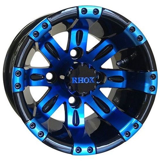 Picture of Wheel, RHOX Vegas Black with Blue 10x7