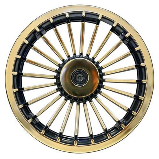 Picture of Wheel Cover, 8" Turbine, Gold/Black