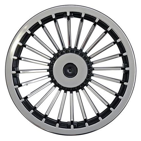 Picture of Wheel Cover, 8" Turbine, Chrome/Black