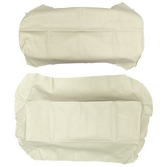 Picture of Cover Set, White Vinyl, for Club Car DS 700 Series Rear Seats