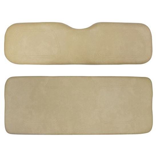 Picture of Cushion Set, Tan Vinyl, Universal Board, for Club Car DS 600 Series Rear Seats