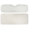 Picture of Cushion Set, White Vinyl, Universal Board, for Club Car Precedent 600 Series Rear Seats