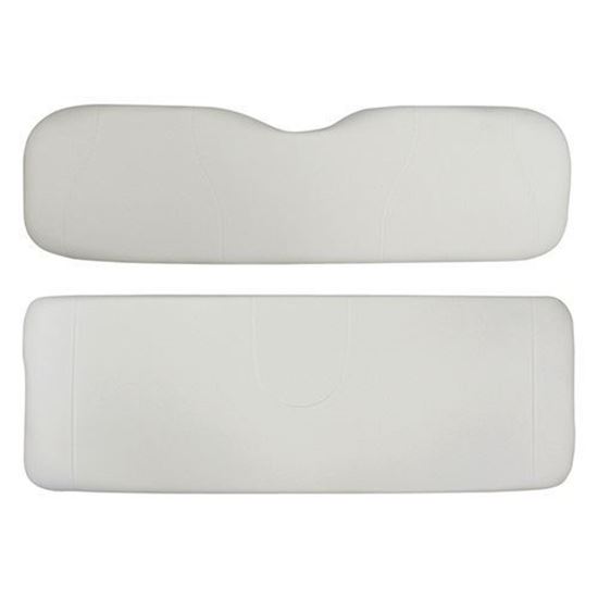 Picture of Cushion Set, White Vinyl, Universal Board, for Club Car Precedent 700 Series Rear Seats