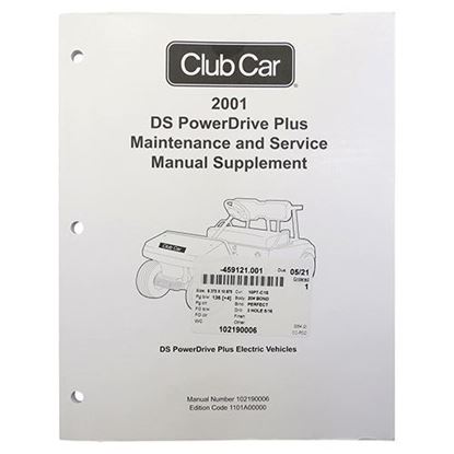 Picture of Maintenance & Service Supplement, Club Car PowerDrive Plus 48V 2001