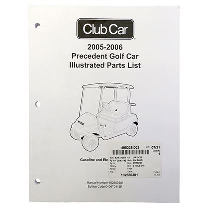 Picture of Parts Manual, Club Car Precedent Gas 2005-2006