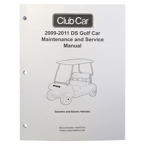 Picture of Maintenance & Service Manual, Club Car DS Gas & Electric 2009-2011