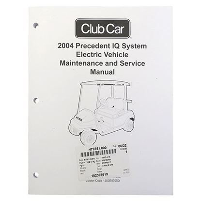 Picture of Maintenance & Service Manual, Club Car Precedent IQ 2004