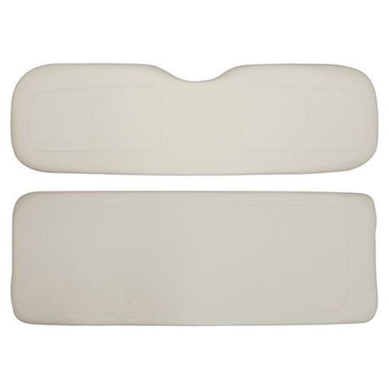 Picture of Cushion Set, Oyster Vinyl, Universal Board, for E-Z-Go TXT 800 Series Rear Seat Kits