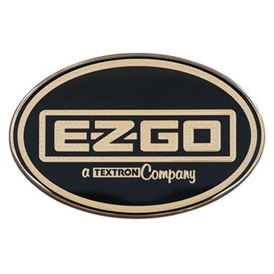 Picture of Emblem, Name Plate, Gold, E-Z-Go Workhorse, OEM 71289G01