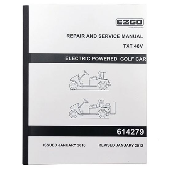 Picture of Service Manual, E-Z-Go TXT Electric 48V