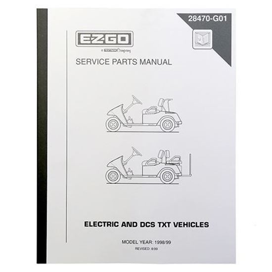 Picture of Service Manual, E-Z-Go DCS Electric 1998-1999