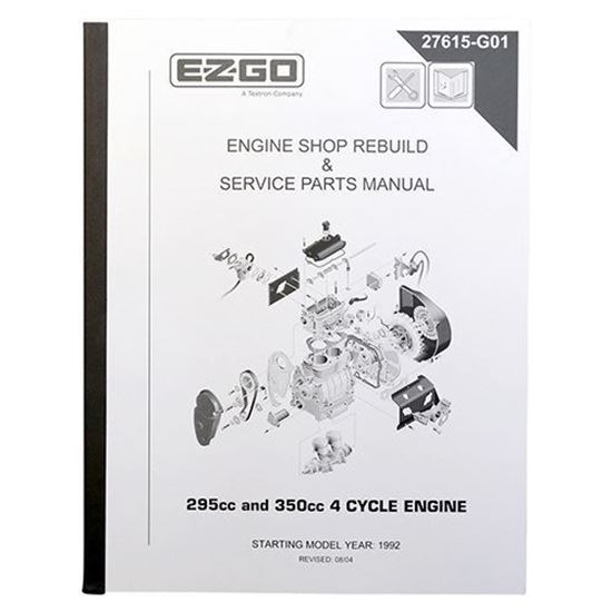 Picture of Maintenance Manual, E-Z-Go 4-cycle 295cc and 350cc Engine