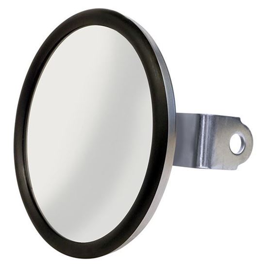 Picture of Mirror, Convex Side Mount Rear View, Stainless Steel