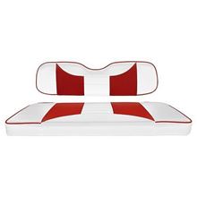 Picture of E-Z-Go RXV Rally White/Red Cushions Aluminum Rear Seat Cargo Box Kit
