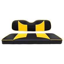 Picture of E-Z-Go RXV Rally Black/Yellow Cushions Aluminum Rear Seat Cargo Box Kit