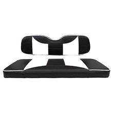 Picture of E-Z-Go RXV Rally Black/White Cushions Aluminum Rear Seat Kit
