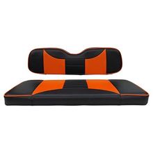 Picture of E-Z-Go RXV Rally Black/Orange Cushions Aluminum Rear Seat Kit