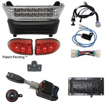 Picture of Club Car Precedent 12V Gas 2004-Up Standard Street Legal LED Light Bar Kit and Pedal Mount Brake Switch