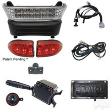Picture of Deluxe Street Legal LED Light Bar Kit and Pedal Mount Brake Switch Club Car Precedent Electric 2008.5-Up with 8V Batteries