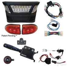 Picture of Deluxe Street Legal Multi-Color LED Light Bar Kit and Linkage Activated Brake Switch Club Car Precedent Electric 2004-2008.5