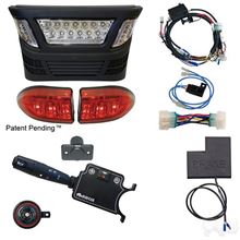 Picture of Deluxe Street Legal Multi-Color LED Light Bar Kit and OE Fit Brake Switch Club Car Precedent Electric 2004-2008.5