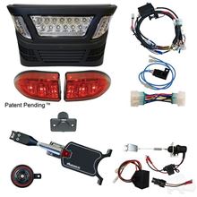 Picture of Standard Street Legal Multi-Color LED Light Bar Kit and Linkage Activated Brake Switch Club Car Precedent Gas 2004-Up