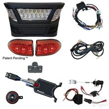 Picture of Standard Street Legal Multi-Color LED Light Bar Kit and Linkage Activated Brake Switch Club Car Precedent Electric 2008.5-Newer