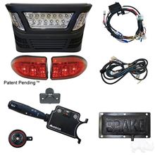 Picture of Deluxe Street Legal Multi-Color LED Light Bar Kit and Pedal Mount Brake Switch Club Car Precedent Electric 2008.5-Newer