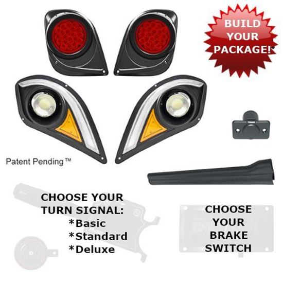 Picture of Yamaha Drive2 LED Light Kit with Multi-Color LED Running Lights - Choose Your Street Legal Kit