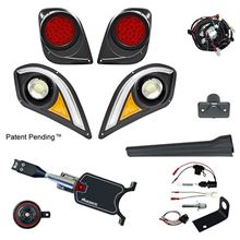 Picture of Standard Street Legal LED Light Kit with Multi-Color Running Lights with Linkage Activated Brake Switch for Yamaha Drive2
