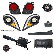 Picture of Deluxe Street Legal LED Light Kit with Multi-Color Running Lights with Pedal Mount Brake Switch for Yamaha Drive2