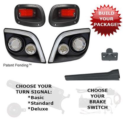 Picture of E-Z-Go Express LED Light Kit with Multi-Color LED Running Lights - Choose Your Street Legal Kit