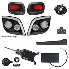 Picture of Basic Street Legal LED Light Kit with Multi-Color Running Lights with OE-Fit Brake Switch for E-Z-Go Express