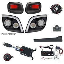 Picture of Standard Street Legal LED Light Kit with Multi-Color Running Lights with Micro-Switch Activated Brake Switch for E-Z-Go Express