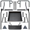 Picture of Seat Kit, Cargo Box, Rear Flip, Aluminum, Sport Black/Silver Cushions, Rhino 900 Series fits Club Car Precedent