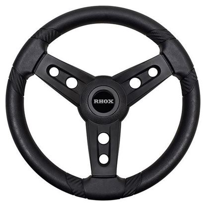 Picture of Steering Wheel, Lugana, Black, All Yamaha