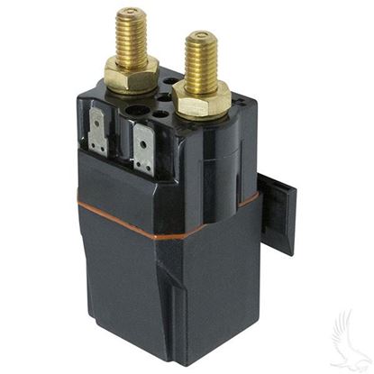 Picture of Solenoid, 48V Terminal Copper, Club Car Precedent with Slide in Mounting Bracket