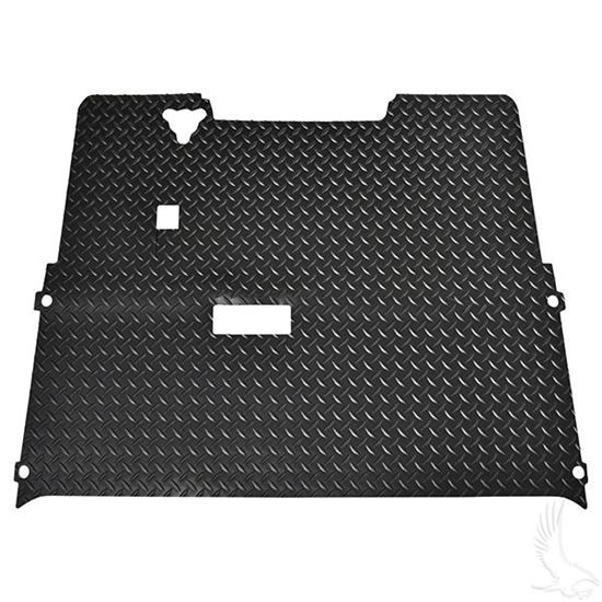 Picture of Floor Mat, Diamond Plate Rubber, Black, E-Z-Go Medalist/TXT 94-01.5