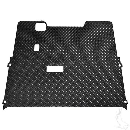 Picture of Floor Mat, Diamond Plate Rubber, Black, E-Z-Go TXT 01.5+