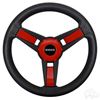 Picture of Steering Wheel, Giazza, Black, All E-Z-Go