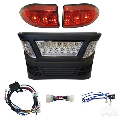 Picture of RHOX LED Light Bar Bumper Kit w/ Multi Color LED, Club Car Precedent Gas 04+ & Electric 04-08.5