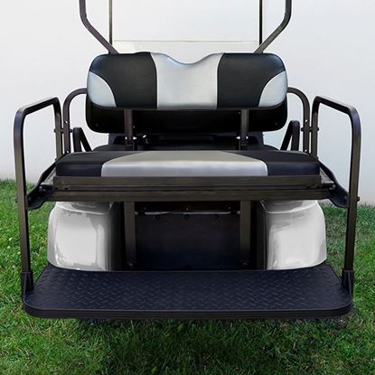 Picture of Seat Kit, Rear Flip, Aluminum, Sport Cushions, Rhino 400 Series fits EZGO TXT 96+